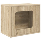 vidaXL Katzenhaus Sonoma 51 x 30 x 42,5 cm Holzwerkstoff
