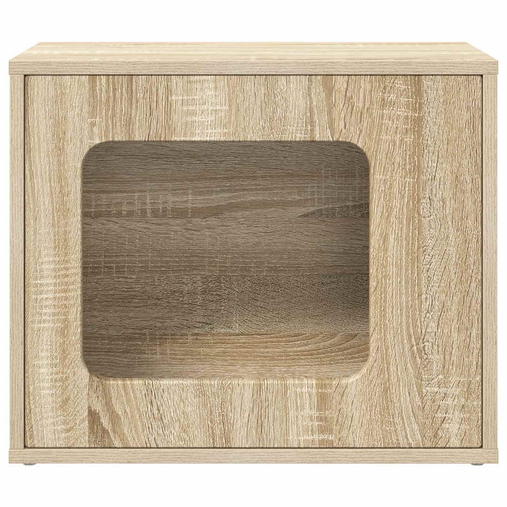 vidaXL Katzenhaus Sonoma 51 x 30 x 42,5 cm Holzwerkstoff