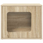 vidaXL Katzenhaus Sonoma 51 x 30 x 42,5 cm Holzwerkstoff