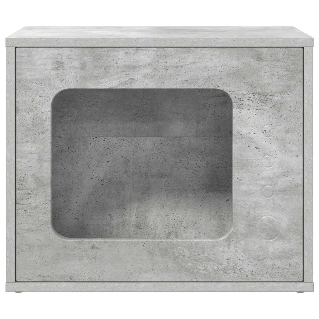 vidaXL Katzenhaus Beton 51 x 30 x 42,5 cm Holzwerkstoff