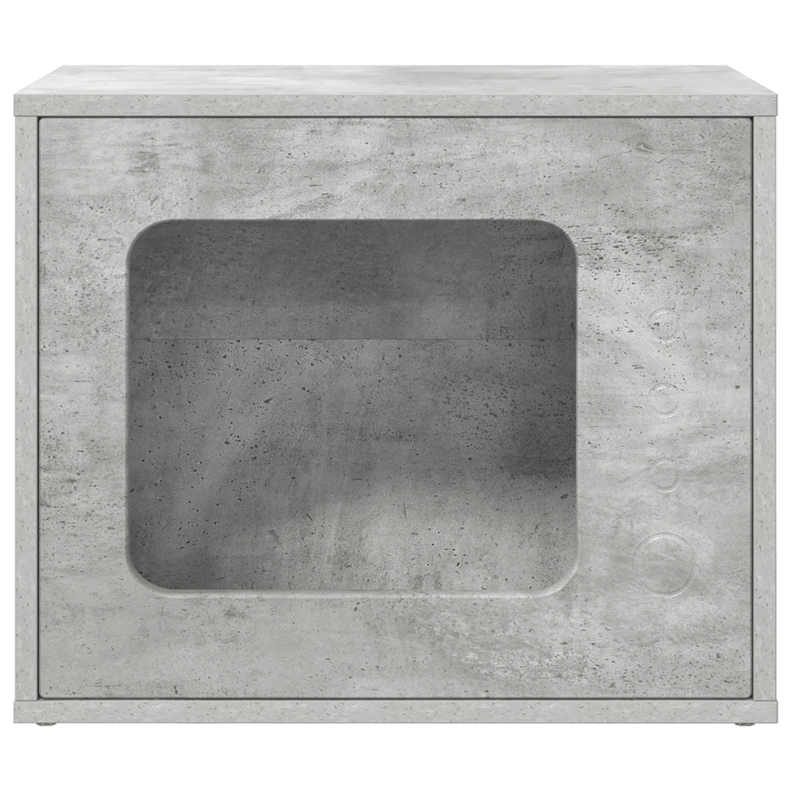 vidaXL Katzenhaus Beton 51 x 30 x 42,5 cm Holzwerkstoff