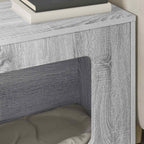 vidaXL Katzenhaus Graues Sonoma 51 x 30 x 42,5 cm Holzwerkstoff