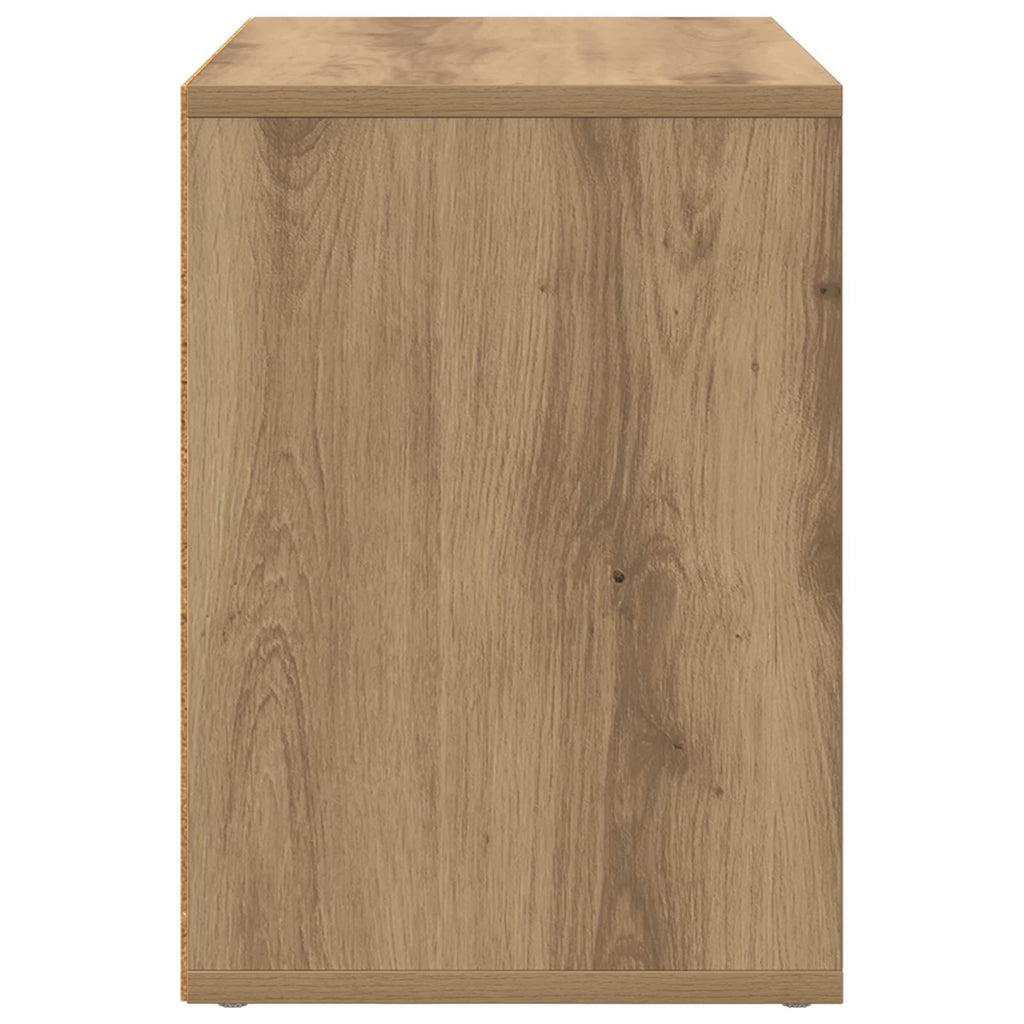 vidaXL Katzenhaus Kunsthandwerk Eiche 51 x 30 x 42,5 cm Holzwerkstoff