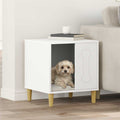 vidaXL Hundehütte Weiß 44 x 42 x 49 cm Holzwerkstoff