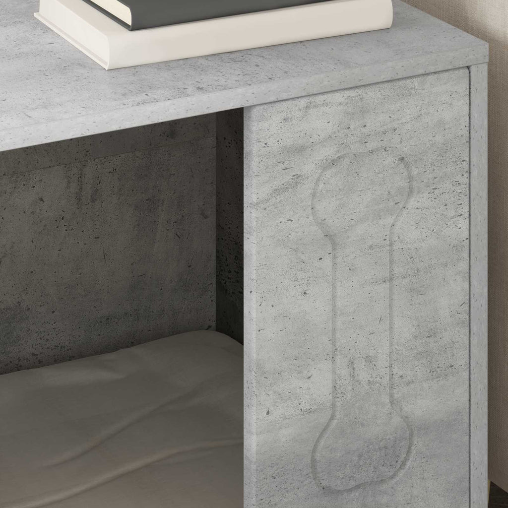 vidaXL Hundehütte Beton 44 x 42 x 49 cm Holzwerkstoff