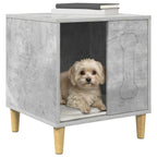 vidaXL Hundehütte Beton 44 x 42 x 49 cm Holzwerkstoff