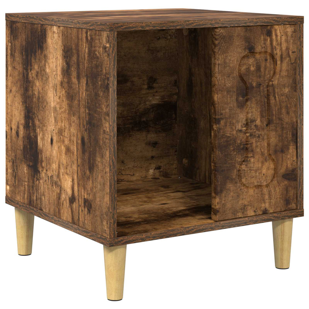 vidaXL Hundehütte Geräucherte Eiche 44 x 42 x 49 cm Holzwerkstoff
