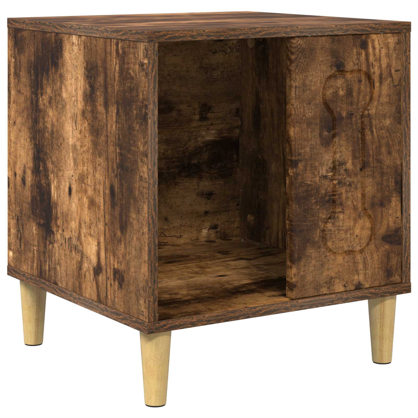 vidaXL Hundehütte Geräucherte Eiche 44 x 42 x 49 cm Holzwerkstoff