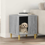 vidaXL Hundehütte Graues Sonoma 44 x 42 x 49 cm Holzwerkstoff