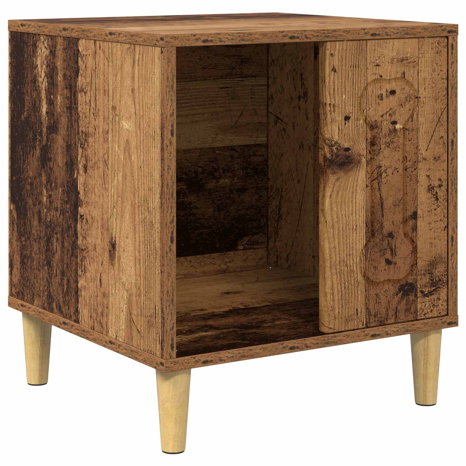 vidaXL Hundehütte Altholz 44 x 42 x 49 cm Holzwerkstoff