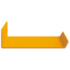 vidaXL Schwebendes Regal 3 pcs Senfgelb 40 x 9 x 2,5 cm Stahl
