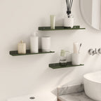 vidaXL Schwebendes Regal 3 pcs Olive Grün 40 x 9 x 2,5 cm Stahl