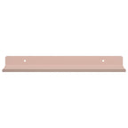 vidaXL Schwebendes Regal Wandmontiert 2 pcs Rosa 30 x 9 x 2,5 cm Stahl