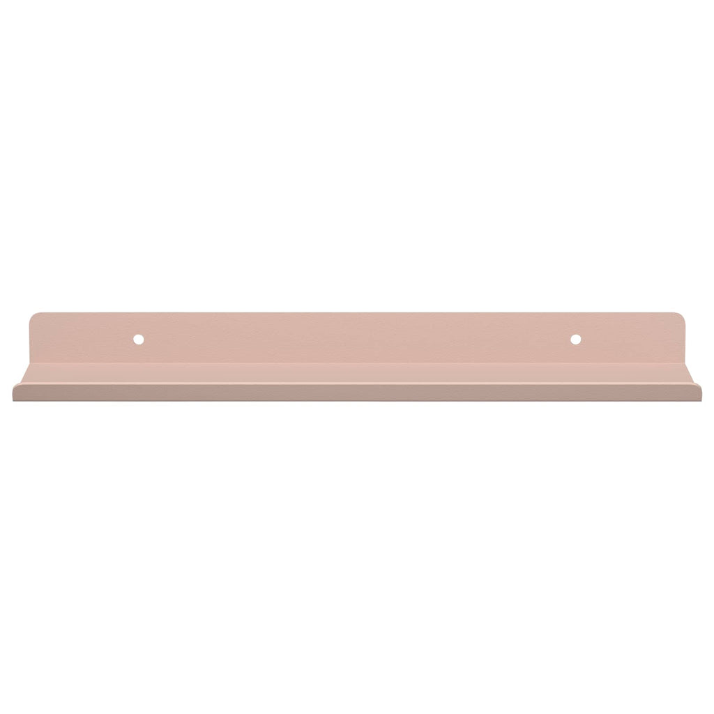 vidaXL Schwebendes Regal Wandmontiert 4 pcs Rosa 30 x 9 x 2,5 cm Stahl