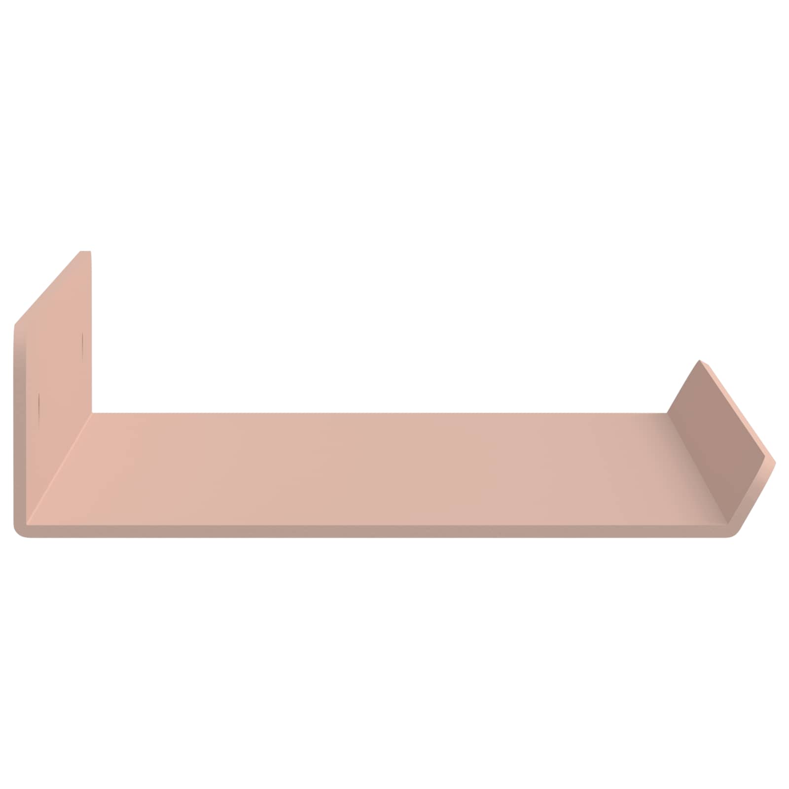 vidaXL Schwebendes Regal Wandmontiert 4 pcs Rosa 30 x 9 x 2,5 cm Stahl