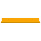 vidaXL Schwebendes Regal 2 pcs Senfgelb 30 x 9 x 2,5 cm Stahl