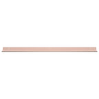 vidaXL Schwebendes Regal Wandhalterung 2 pcs Rosa 80 x 9 x 2,5 cm