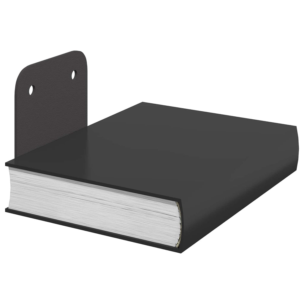 vidaXL Schwebendes Regal mit Regal 24 pcs Schwarz 6 x 10,8 x 6,6 cm