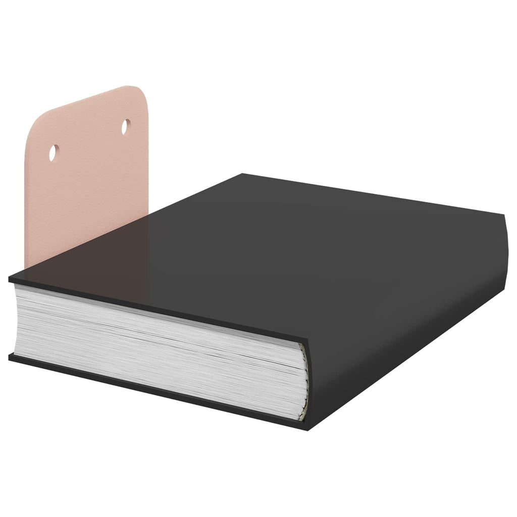 vidaXL Schwebendes Regal mit Regal 4 pcs Rosa 6 x 10,8 x 6,6 cm