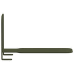 vidaXL Schwebendes Regal mit Regal 24 pcs Olive Grün 6 x 10,8 x 6,6 cm