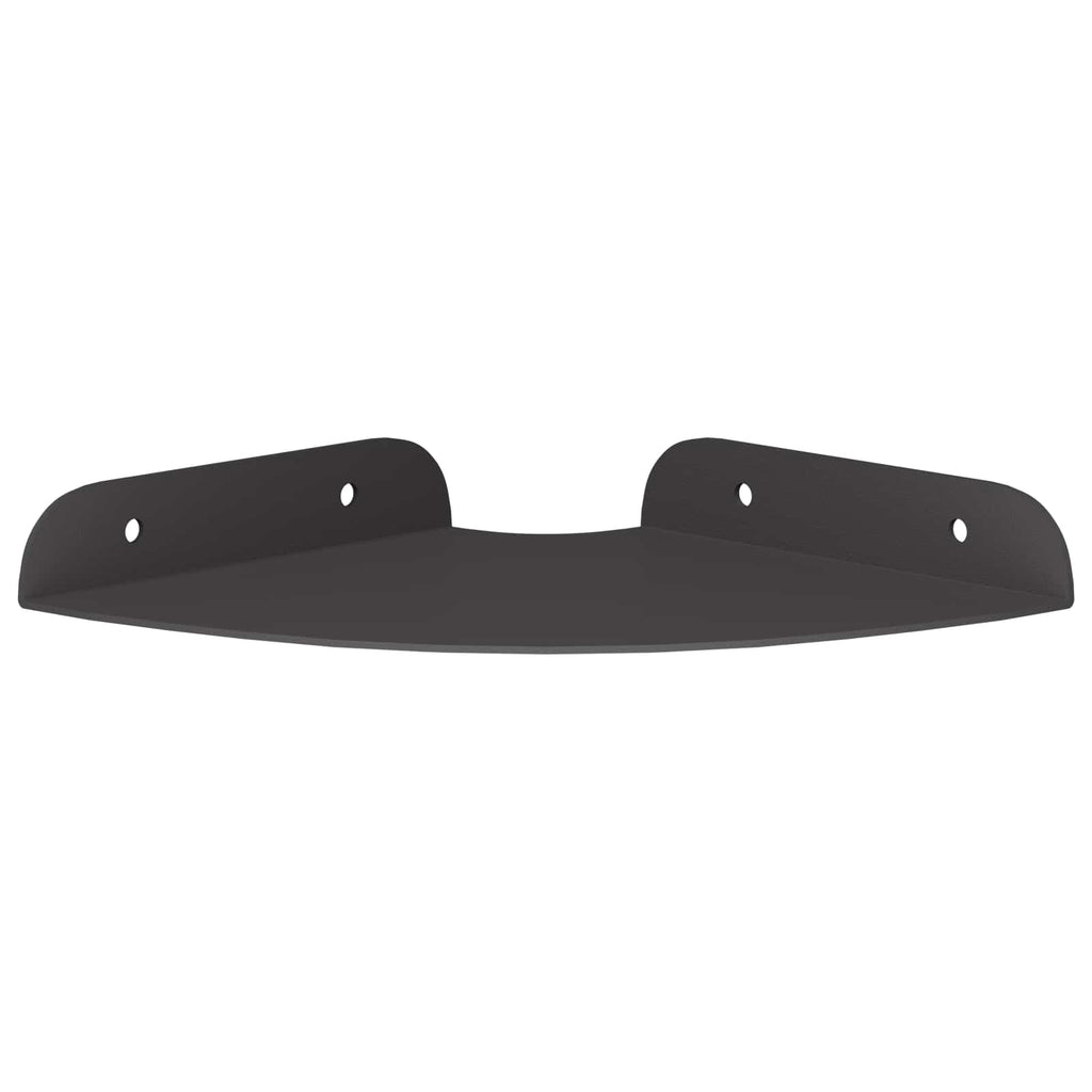 vidaXL Schwebendes Regal mit Regal 2 pcs Schwarz 15 x 15 x 2 cm
