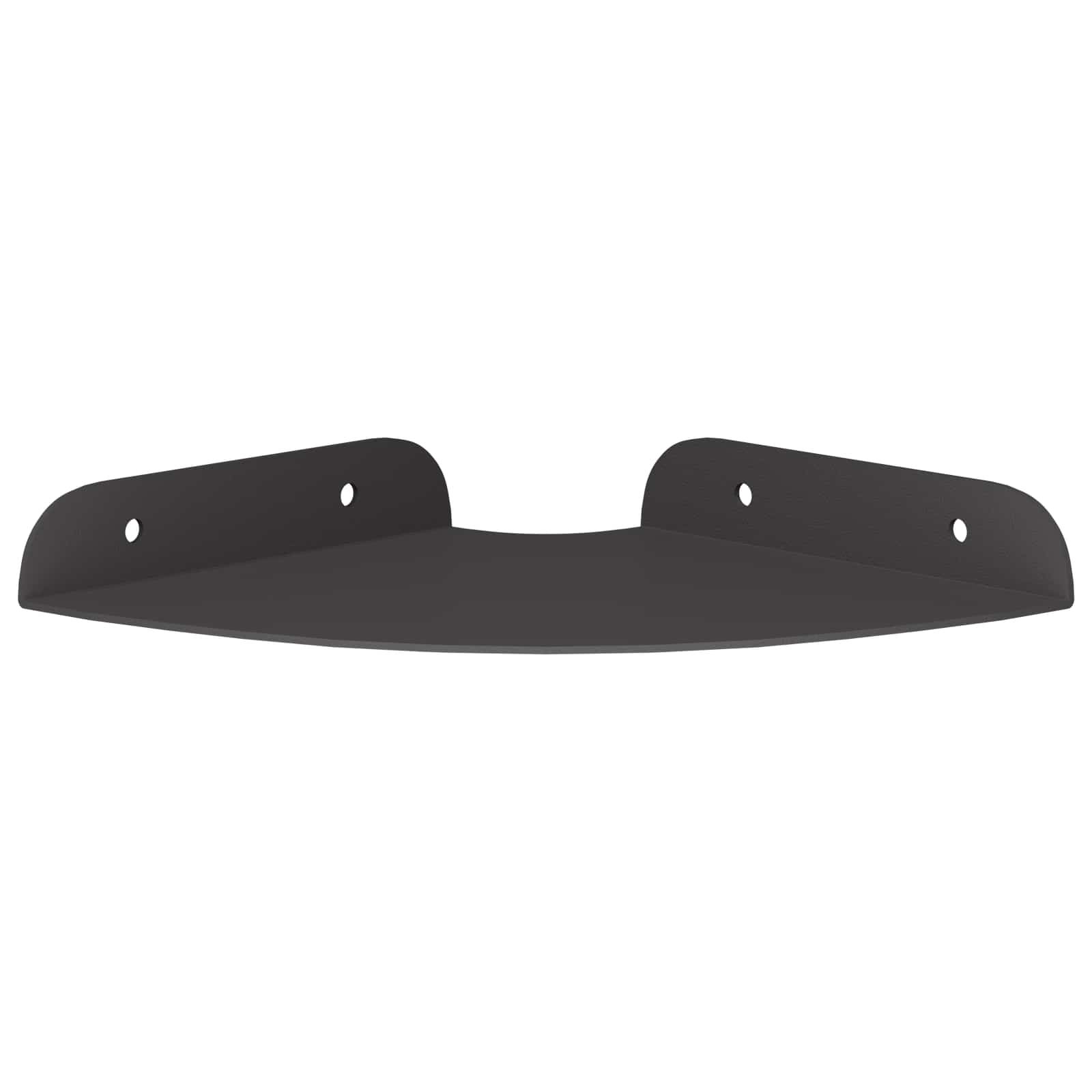 vidaXL Schwebendes Regal mit Regal 2 pcs Schwarz 15 x 15 x 2 cm