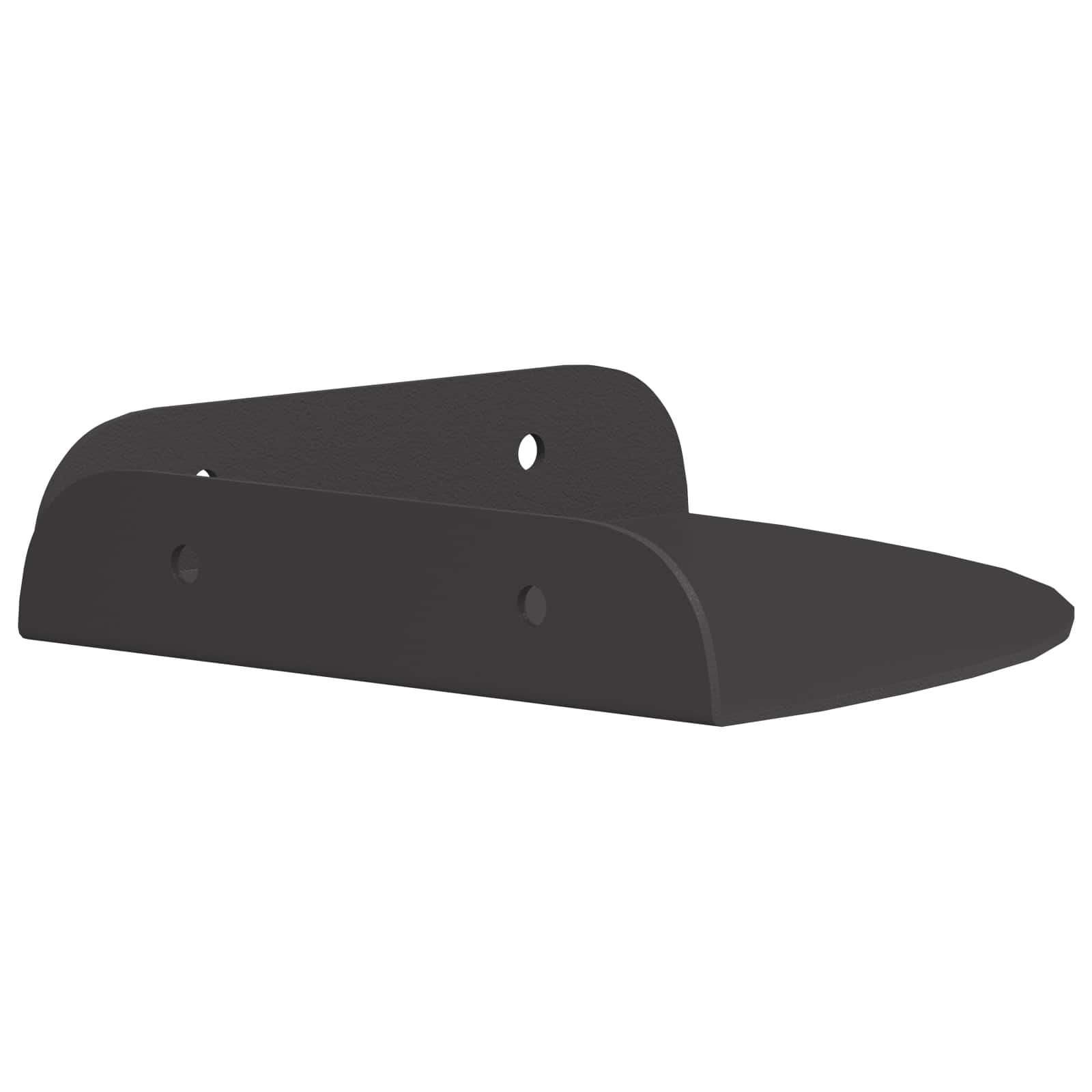 vidaXL Schwebendes Regal mit Regal 2 pcs Schwarz 15 x 15 x 2 cm