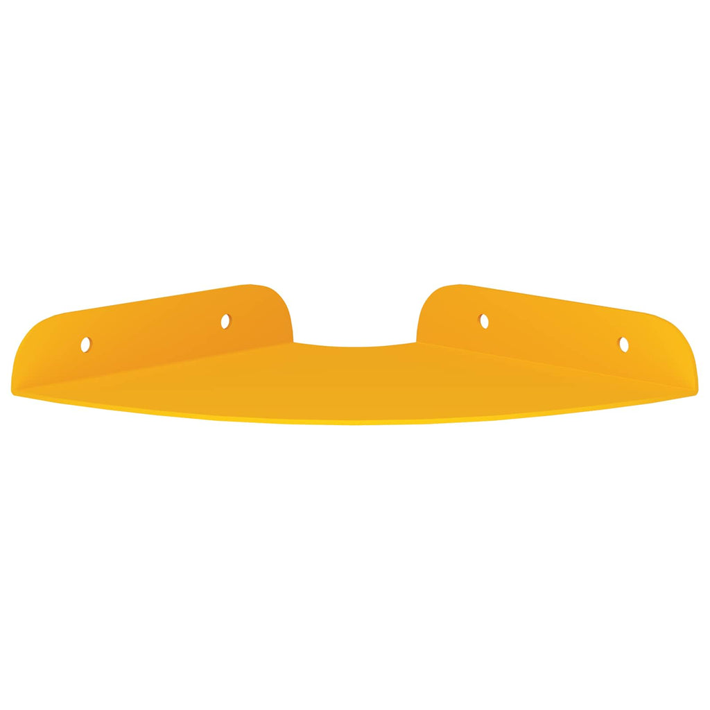 vidaXL Schwebendes Regal mit Regal 2 pcs Senfgelb 15 x 15 x 2 cm