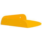 vidaXL Schwebendes Regal mit Regal 2 pcs Senfgelb 15 x 15 x 2 cm