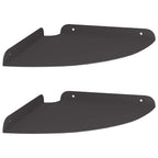 vidaXL Eckregal zum Schweben mit Regal 2 pcs Schwarz 24 x 24 x 2 cm