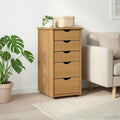 vidaXL Schrank Honigbraun 34 x 39 x 61,5 cm Massivholz Kiefer