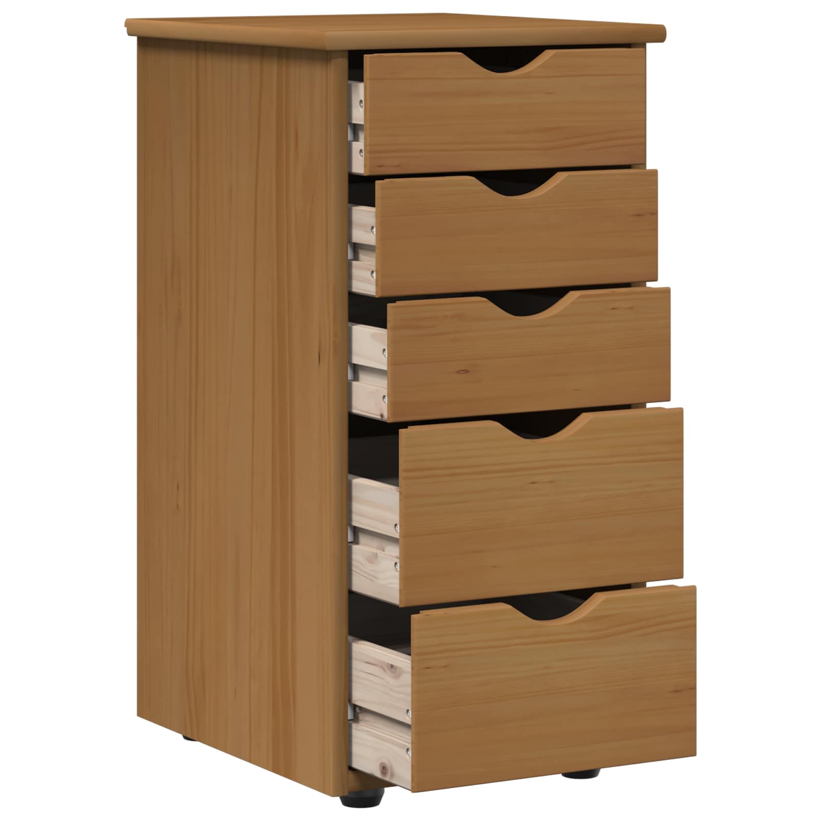 vidaXL Schrank Honigbraun 34 x 39 x 61,5 cm Massivholz Kiefer