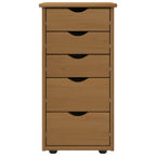 vidaXL Schrank Honigbraun 34 x 39 x 61,5 cm Massivholz Kiefer