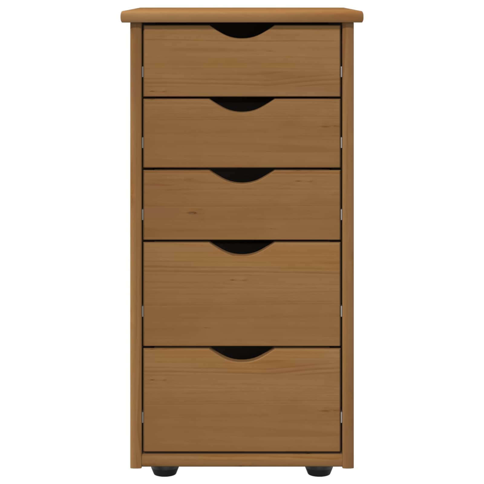 vidaXL Schrank Honigbraun 34 x 39 x 61,5 cm Massivholz Kiefer