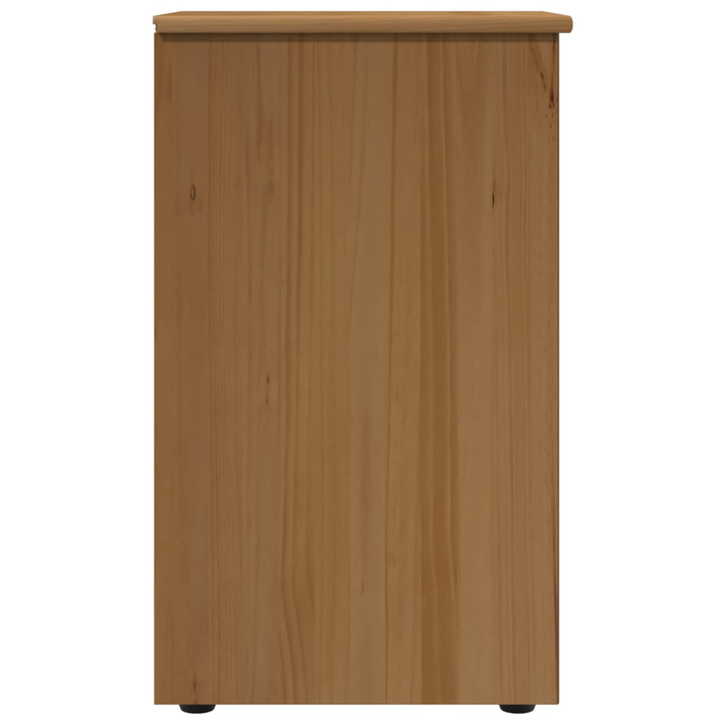 vidaXL Schrank Honigbraun 34 x 39 x 61,5 cm Massivholz Kiefer