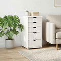 vidaXL Schrank Weiß 34 x 39 x 61,5 cm Massivholz Kiefer