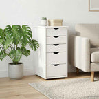 vidaXL Schrank Weiß 34 x 39 x 61,5 cm Massivholz Kiefer