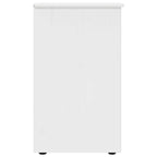 vidaXL Schrank Weiß 34 x 39 x 61,5 cm Massivholz Kiefer