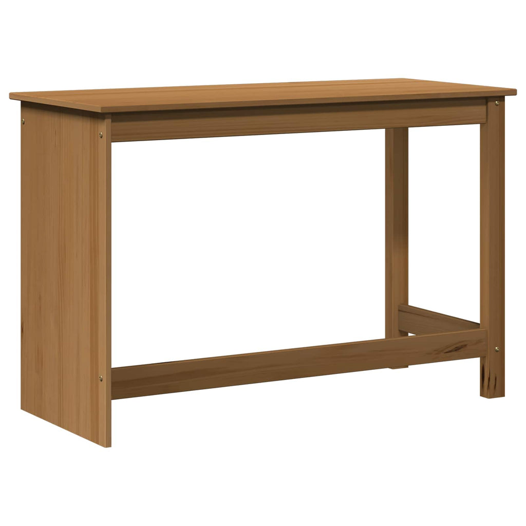 vidaXL Schreibtisch Honigbraun 112 x 50 x 75 cm Massivholz Kiefer