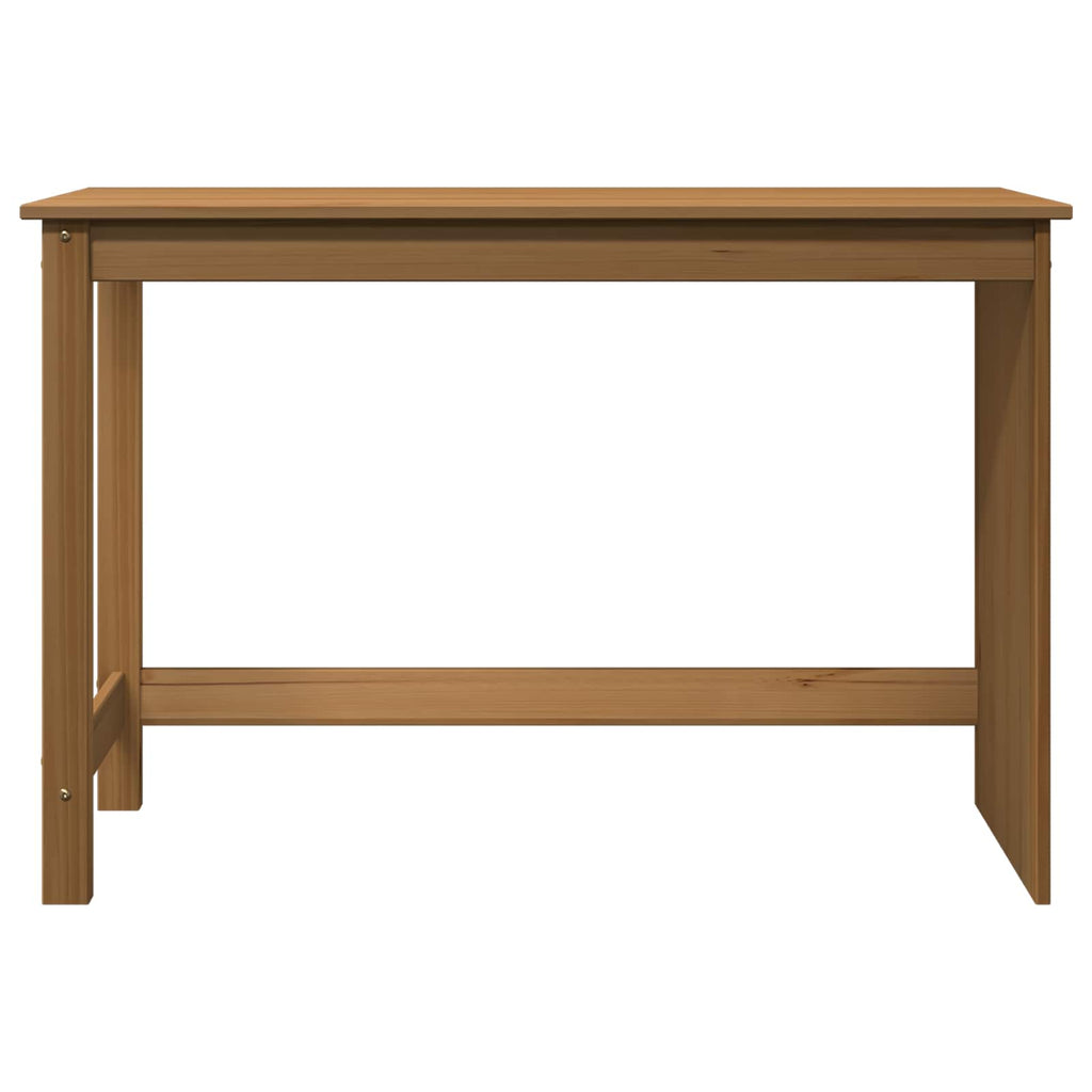 vidaXL Schreibtisch Honigbraun 112 x 50 x 75 cm Massivholz Kiefer