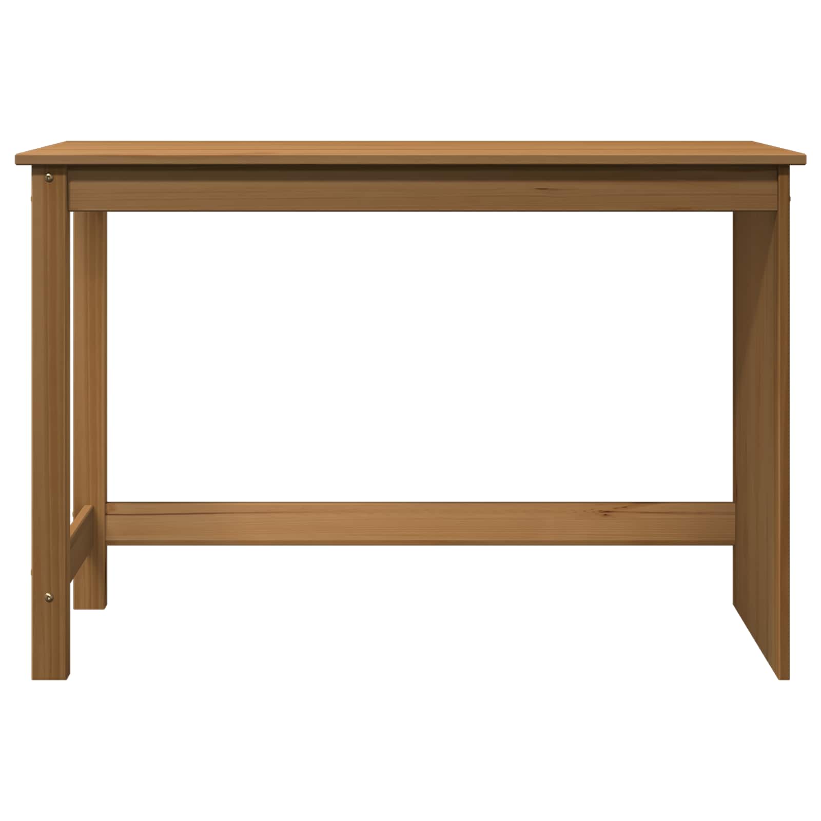 vidaXL Schreibtisch Honigbraun 112 x 50 x 75 cm Massivholz Kiefer