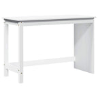 vidaXL Schreibtisch Weiß 112 x 50 x 75 cm Massivholz Kiefer