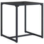 vidaXL Gartensofa-set 3 pcs Schwarz und Anthrazit Stahl
