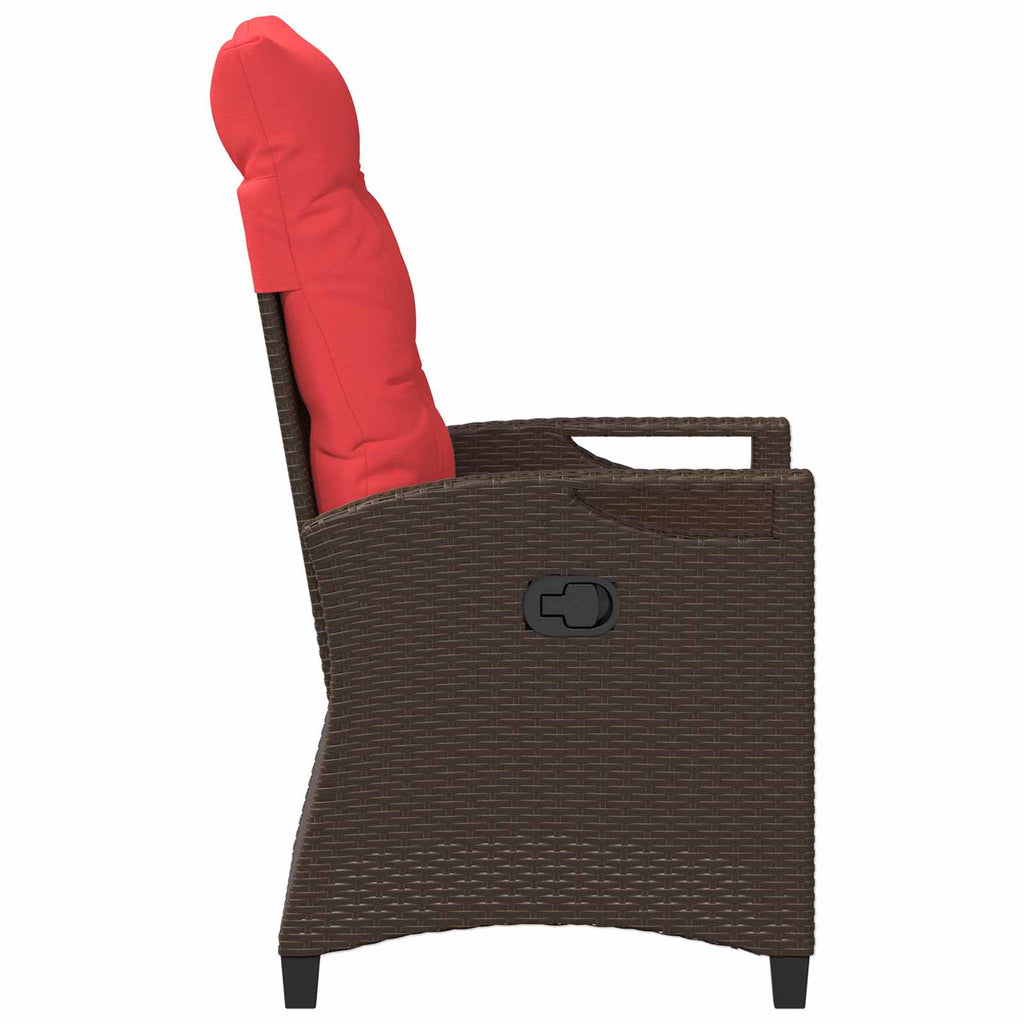 vidaXL Verstellbarer Gartenstuhl 56 x 60 x 112 cm Stahl
