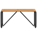 vidaXL Tisch für Outdoor Schwarz und Braun 80 x 40 x 40 cm Poly-Rattan
