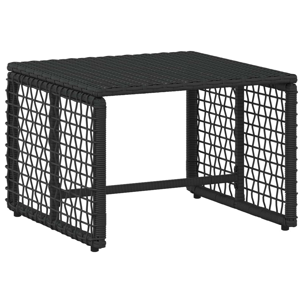 vidaXL Gartenmöbel-Set mit Kissen 5 pcs Schwarz und Weiß
