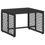 vidaXL Gartenmöbel-Set mit Kissen 5 pcs Schwarz und Weiß
