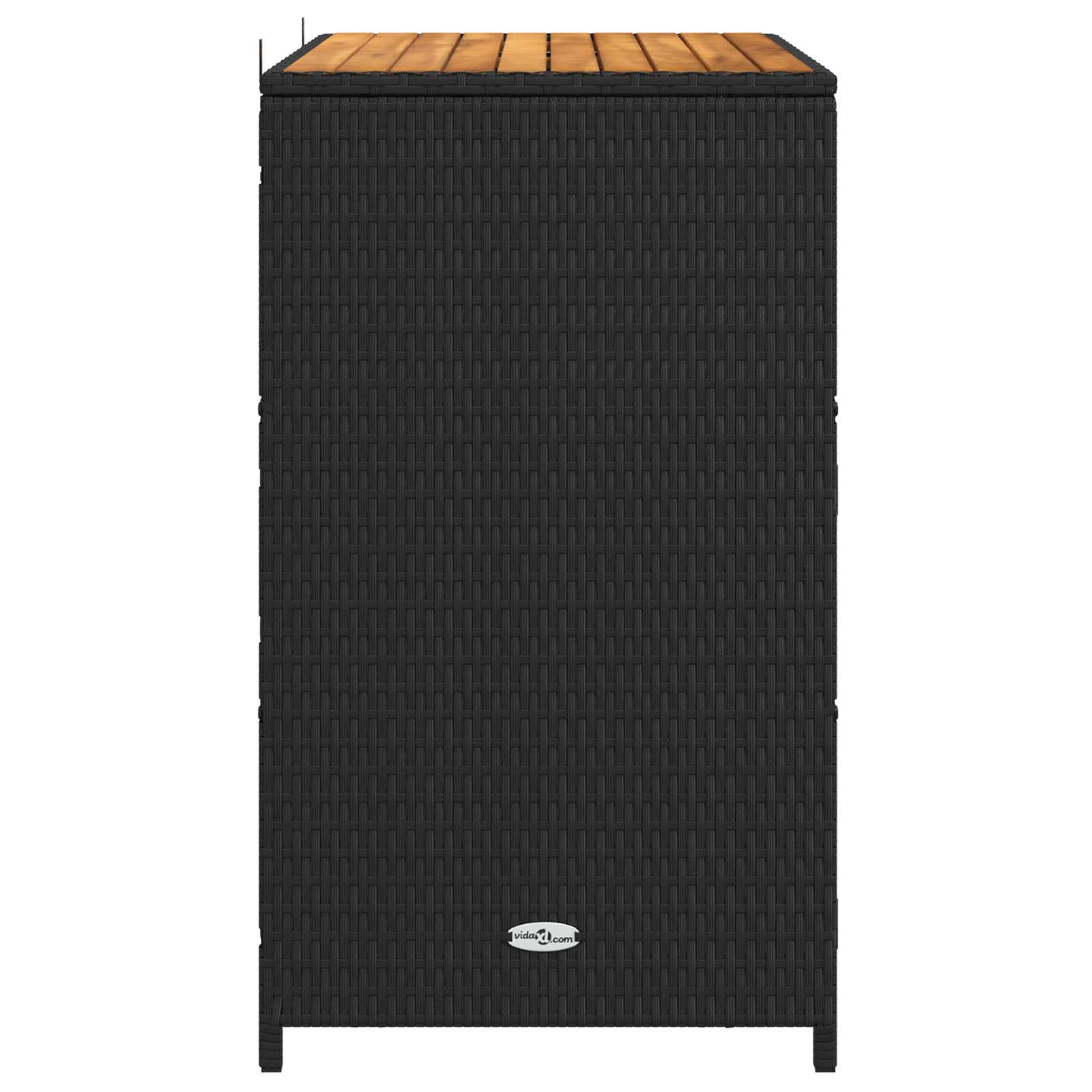 vidaXL Schrank Schwarz 70 x 50 x 87 cm Polyester und Roly Ratten