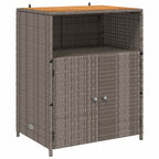 vidaXL Schrank mit Tür Grau 70 x 50 x 87 cm Polyester und Roly Ratten