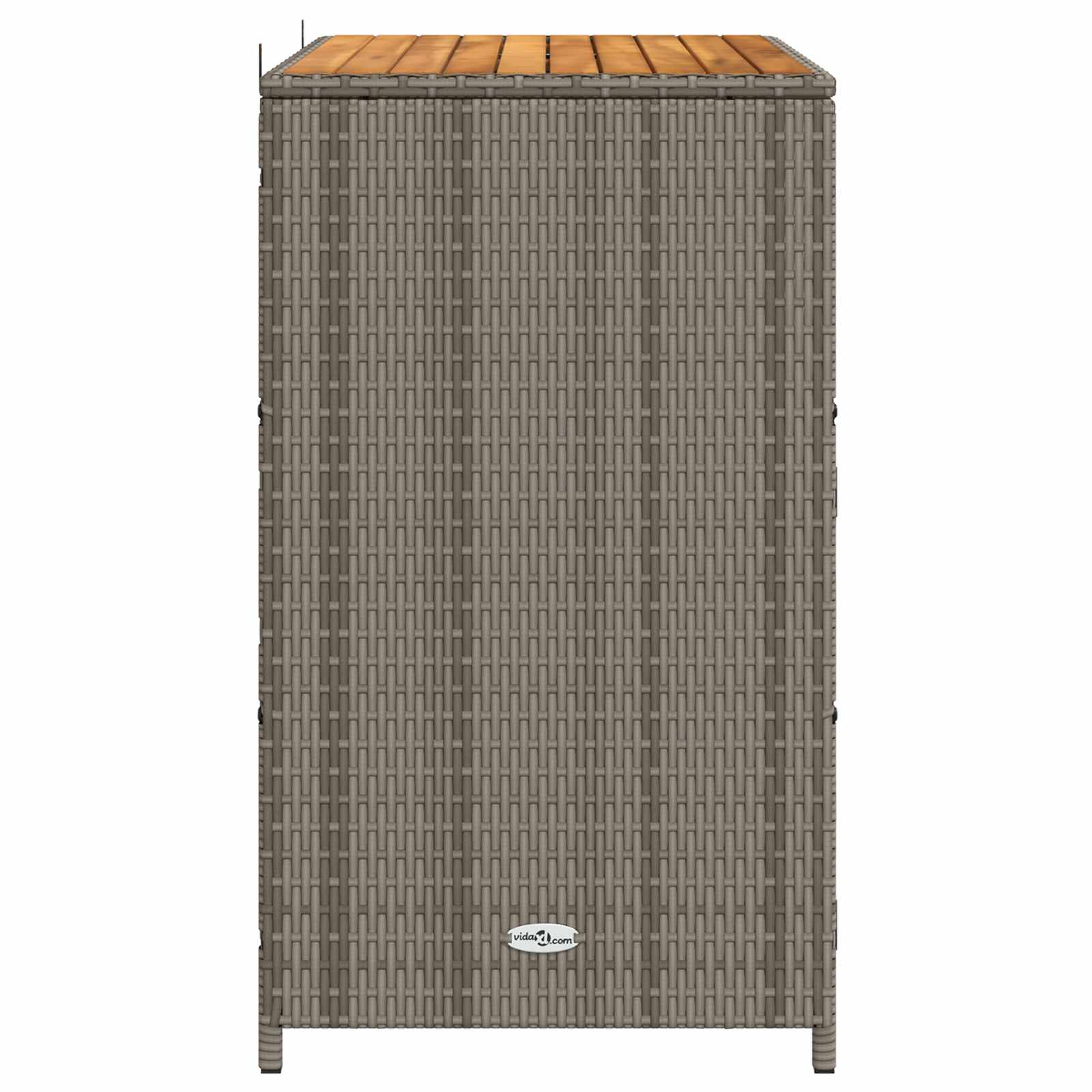 vidaXL Schrank mit Tür Grau 70 x 50 x 87 cm Polyester und Roly Ratten